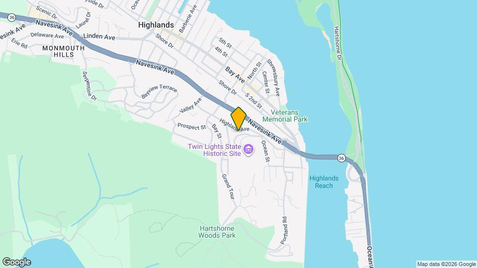 97 Highland Ave Map and Location Details