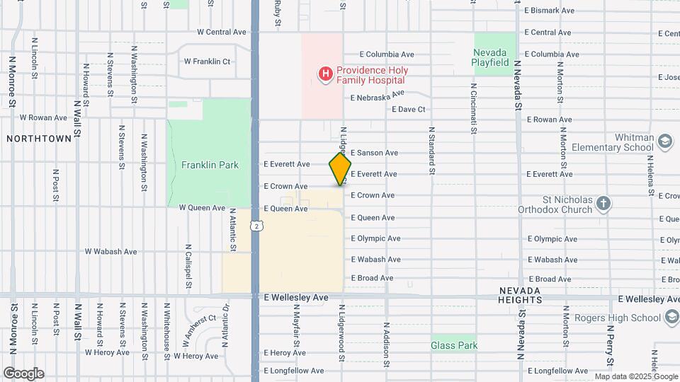 228 E Crown Ave Map and Location Details