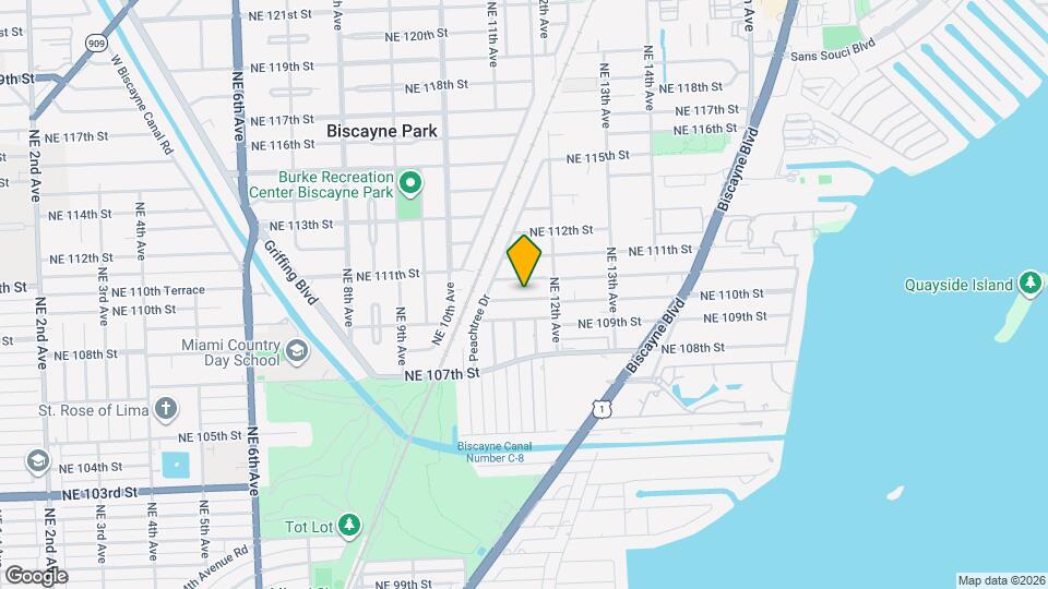 1145 NE 110th St Map and Location Details