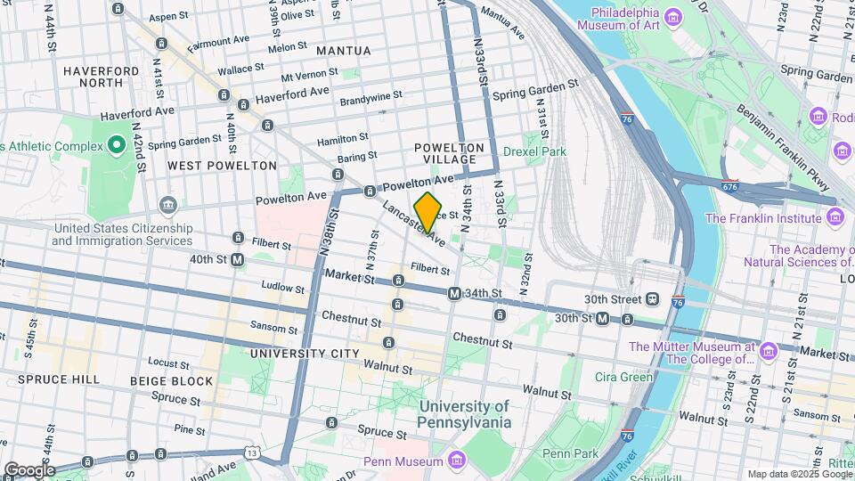 3512 Lancaster Ave Map and Location Details