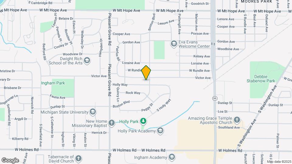 1900 Holly Way Mapa y Detalles de la Ubicación