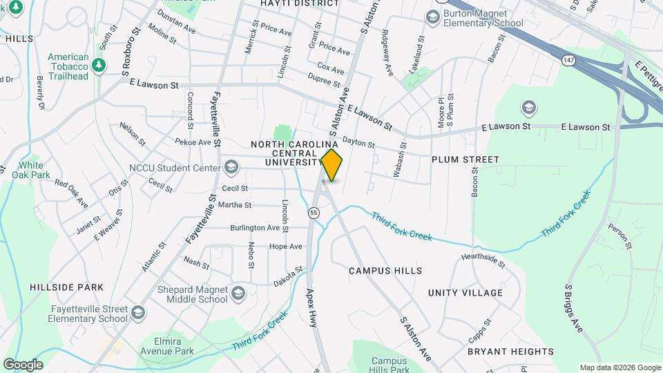 1515 S Alston Ave Mapa y Detalles de la Ubicación