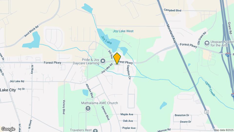 5347 Creekview Way Map and Location Details