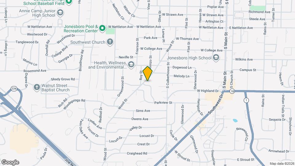 1914 Edgewood St Map and Location Details
