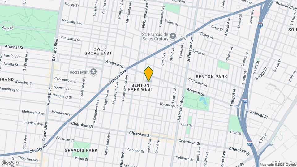 2811 Juniata St Map and Location Details