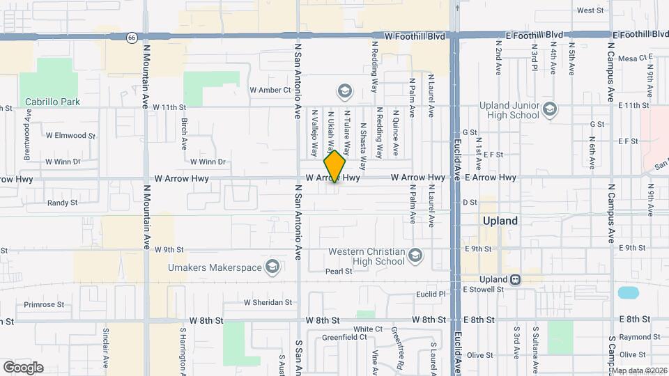 614 W Arrow Hwy Mapa y Detalles de la Ubicación