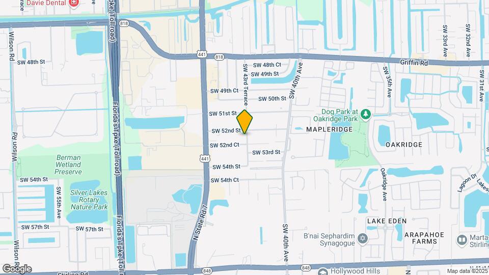 5221 SW 43rd Ter Map and Location Details