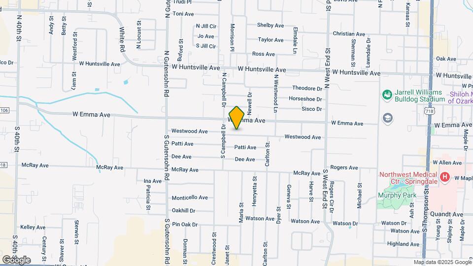1908 Westwood Ave Map and Location Details
