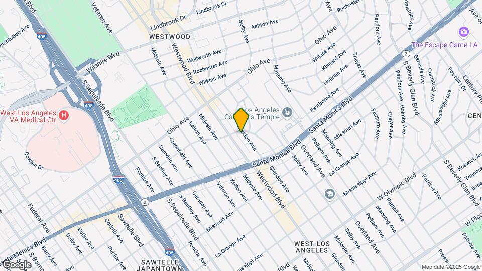 1707 Glendon Ave Mapa y Detalles de la Ubicación