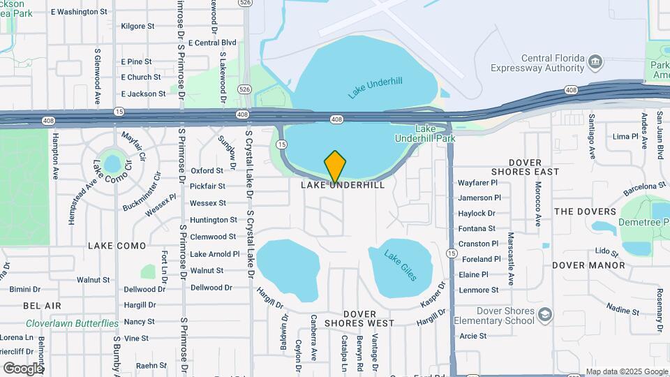 3708 Lake Underhill Rd Map and Location Details