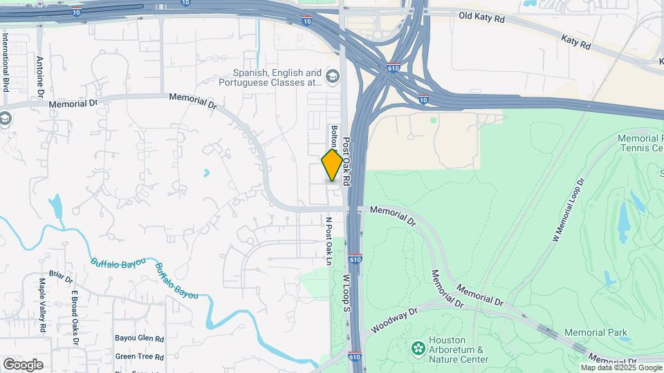 374 N Post Oak Ln Map and Location Details