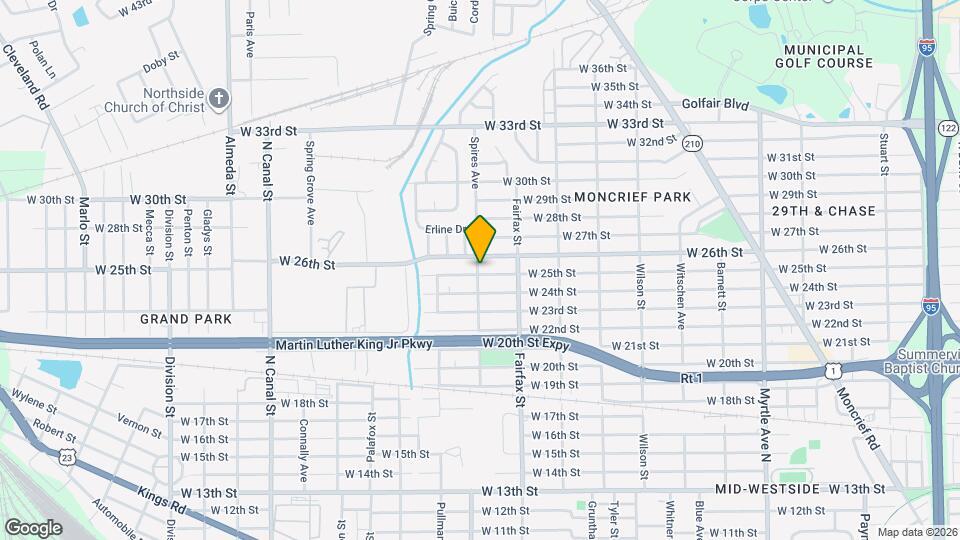 1865 W 25th St Map and Location Details