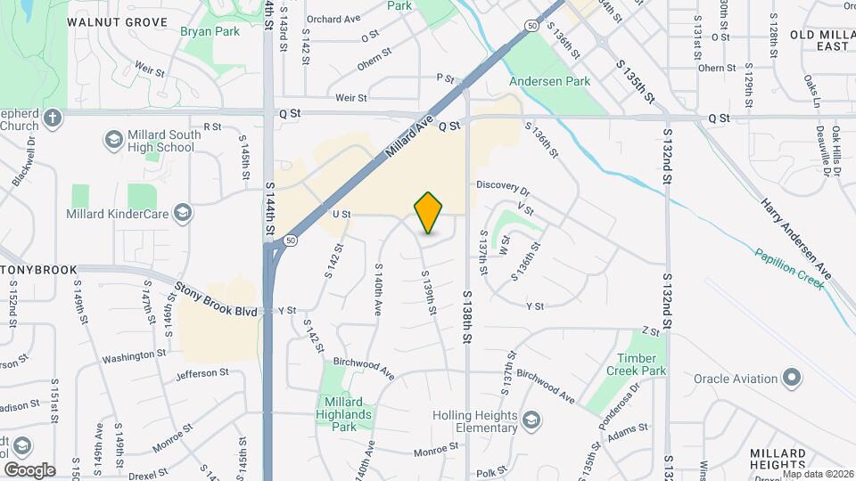 13876 V St Map and Location Details