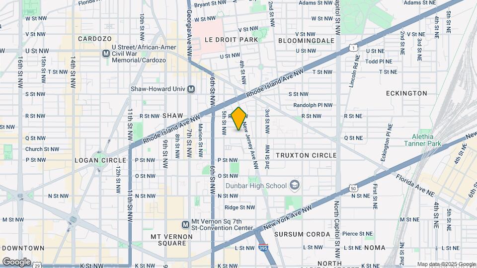 421 Q St NW Map and Location Details