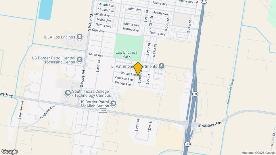 5810 S 28th Ln Map and Location Details