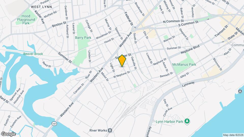 13 Elmwood Ave Mapa y Detalles de la Ubicación