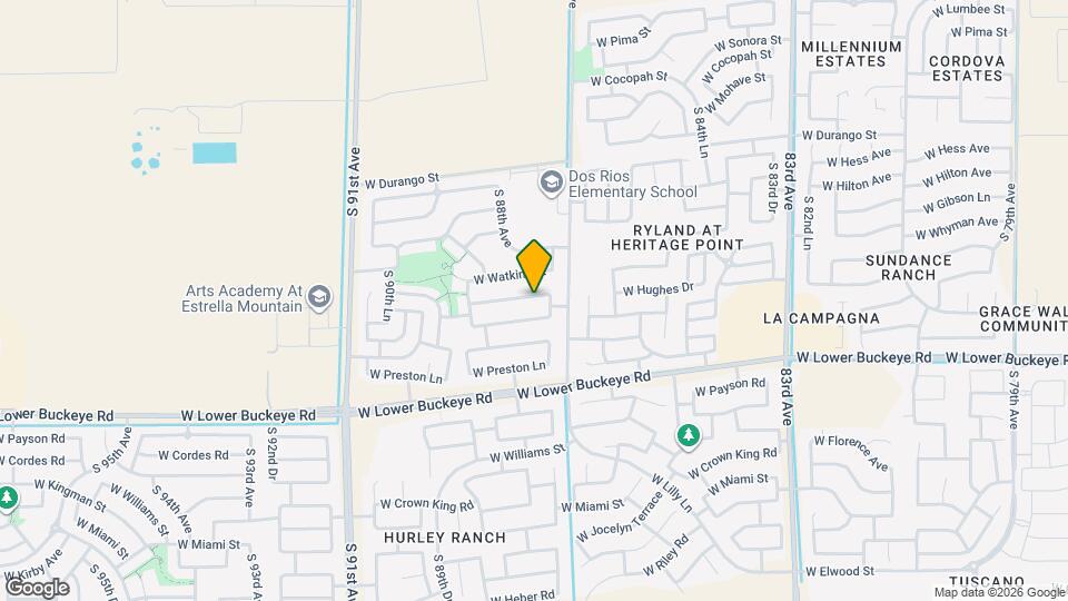 8717 W Hammond Ln Mapa y Detalles de la Ubicación