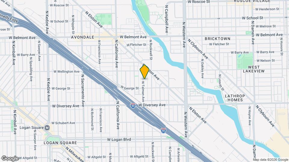 2925 N Talman Ave, Unit B Map and Location Details