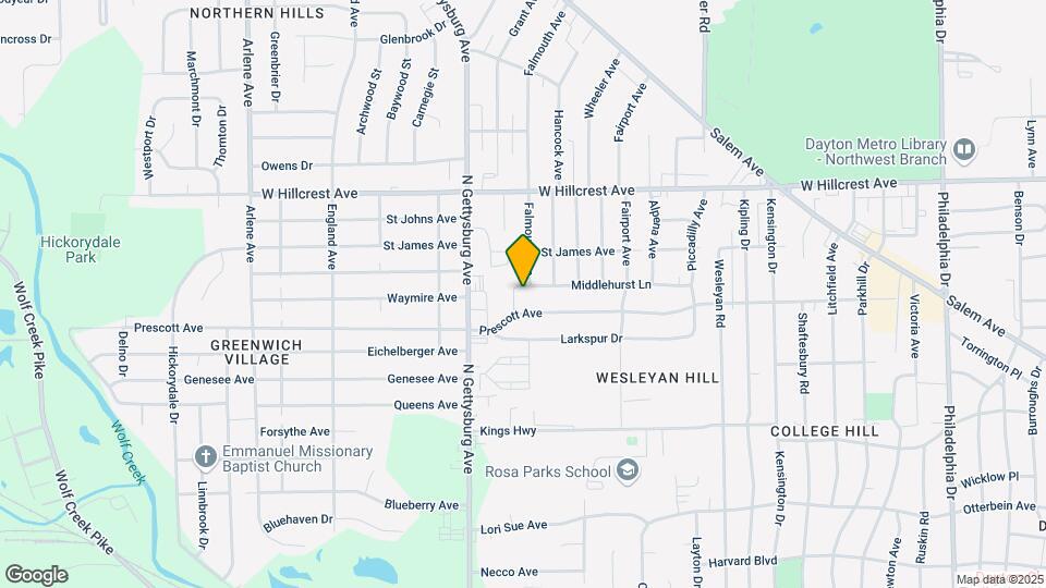 4108 Middlehurst Ln Map and Location Details