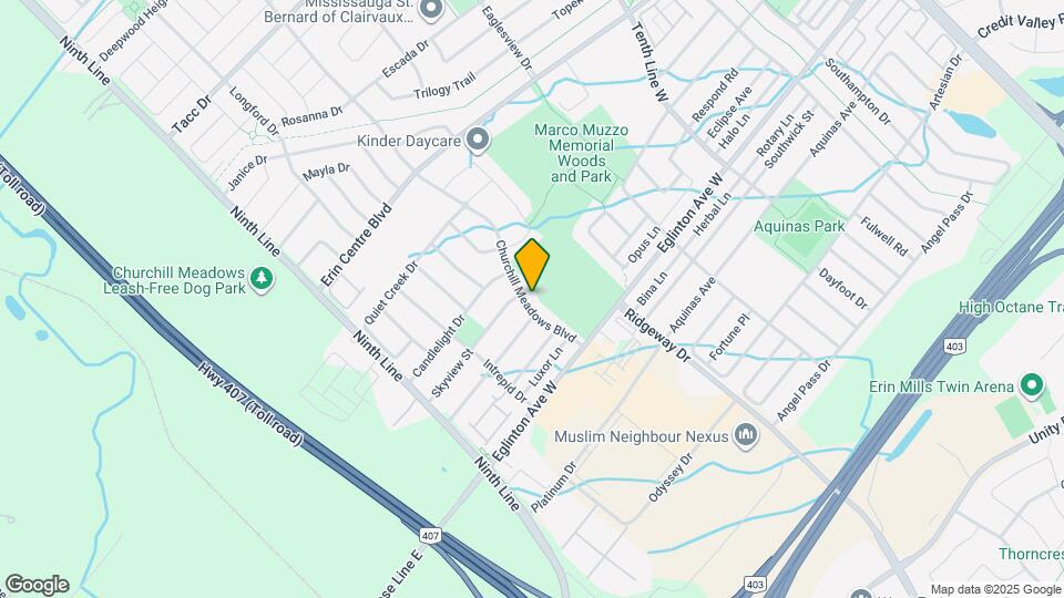 5073 Churchill Meadows Blvd Map and Location Details