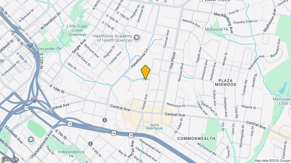 1513 Pecan Ave Map and Location Details