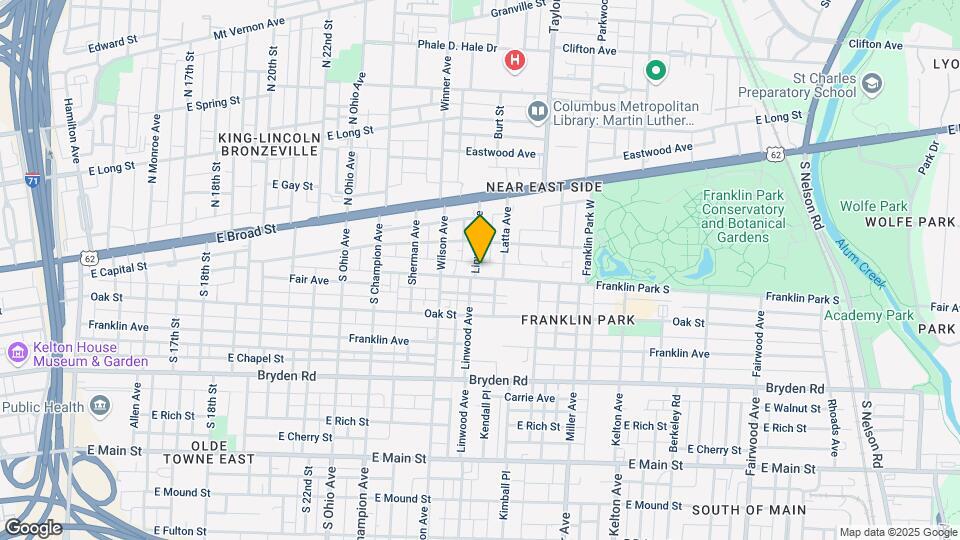 1342 Fair Ave Mapa y Detalles de la Ubicación