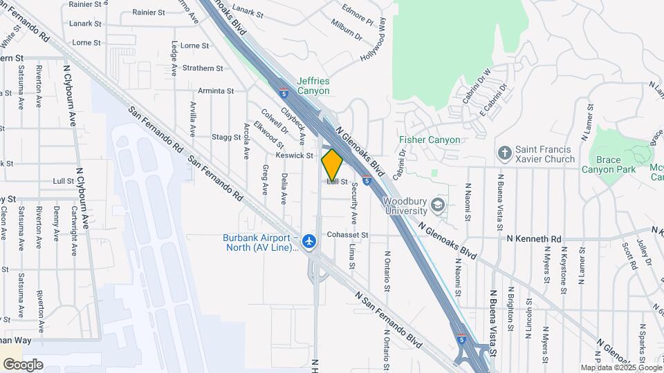 9938 Lull St Map and Location Details