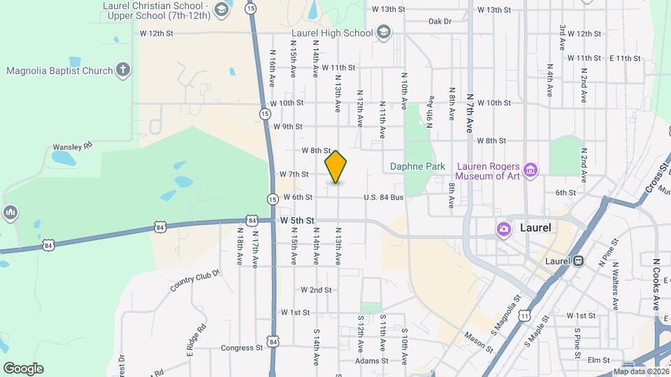 614 N 13th Ave Map and Location Details