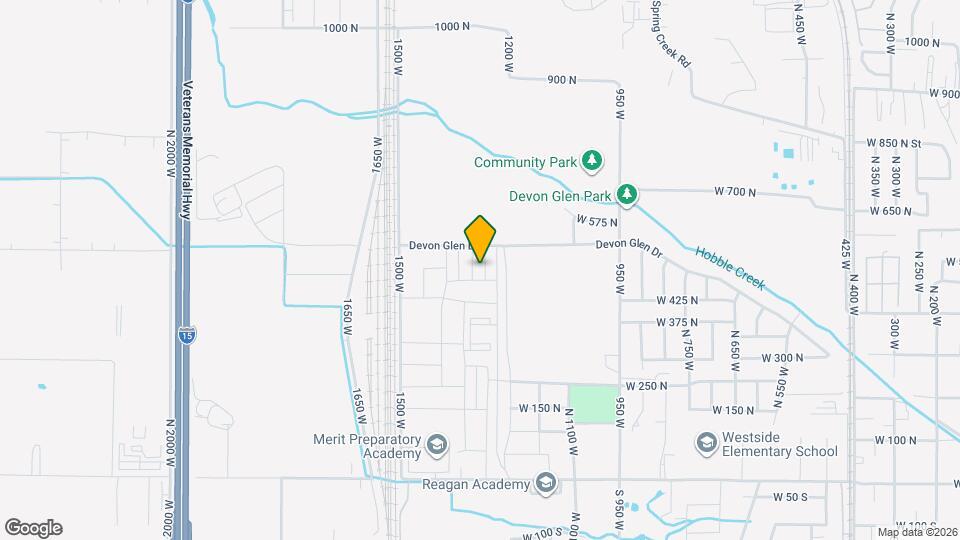 484 N 1300 W Map and Location Details