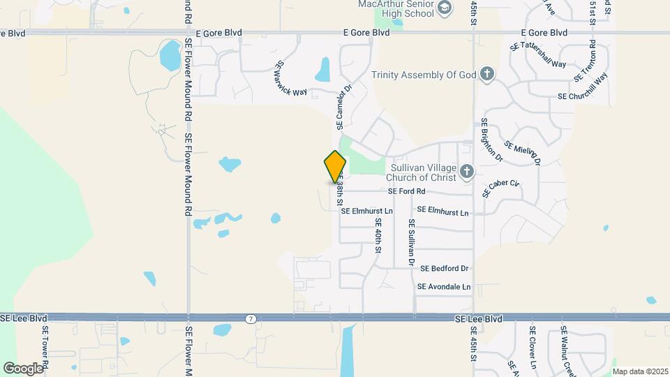 621 SE 38th St Map and Location Details