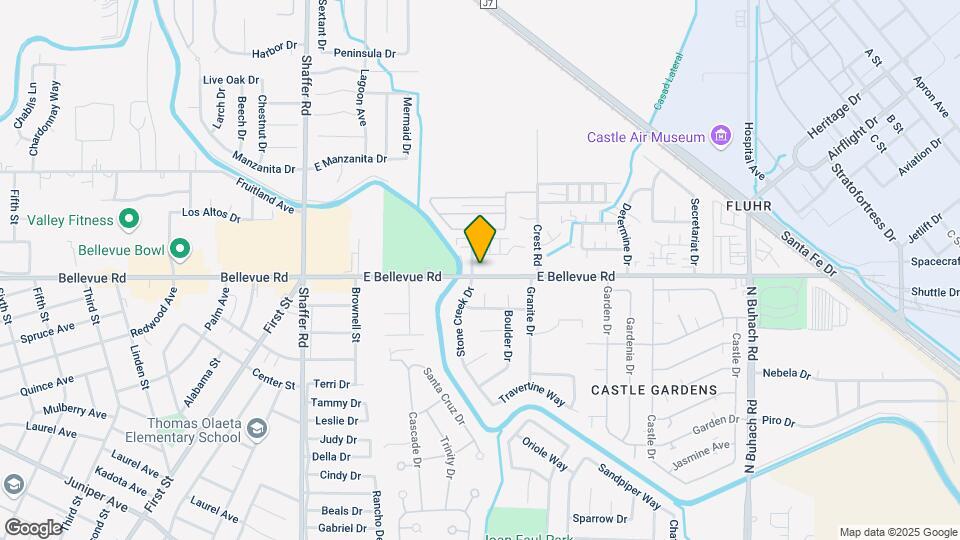 801 E Bellevue Rd Map and Location Details