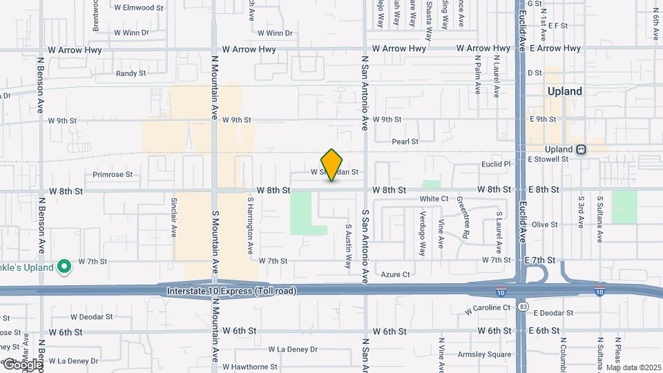 889 W 8th St Mapa y Detalles de la Ubicación