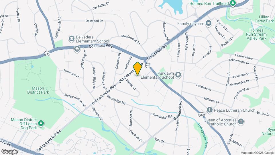 6454 Holyoke Dr Map and Location Details