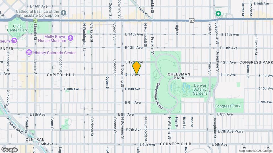 1085 Lafayette St Map and Location Details