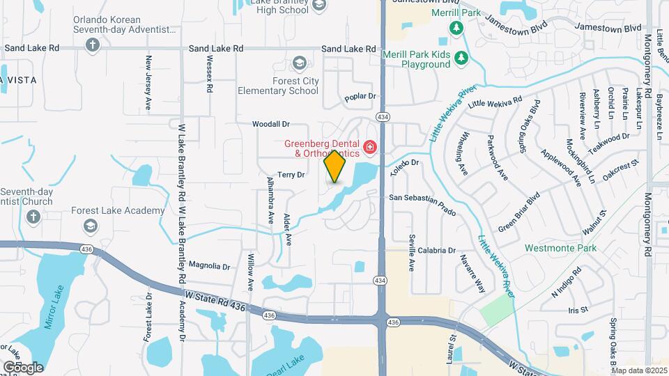 956 Salt Pond Pl Map and Location Details
