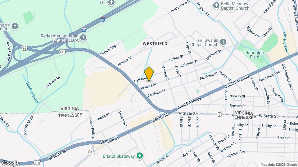 2459 Bradley St Mapa y Detalles de la Ubicación