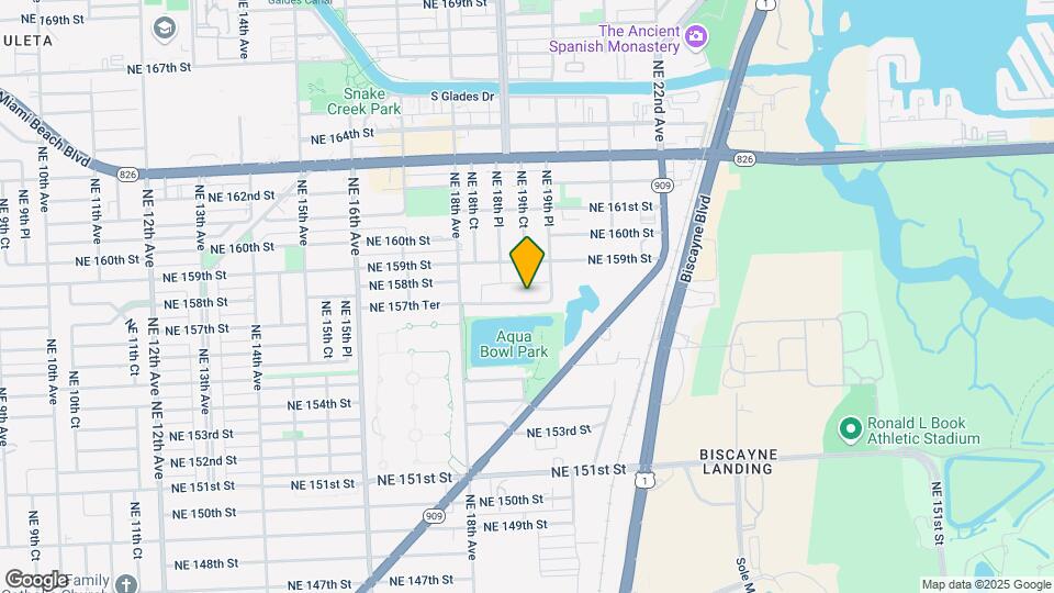 1941 NE 157th Ter Map and Location Details