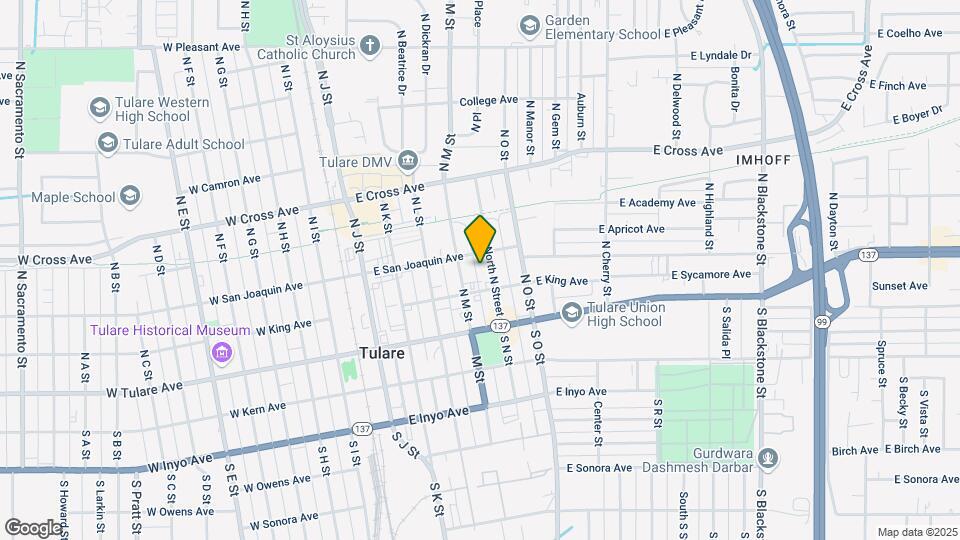 237 N N St Map and Location Details