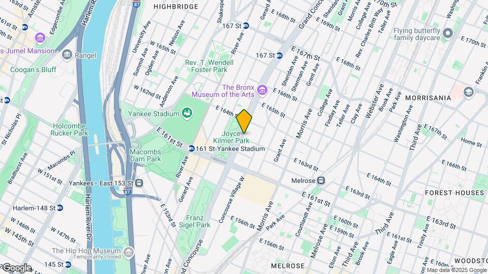 940 Grand Concourse Map and Location Details