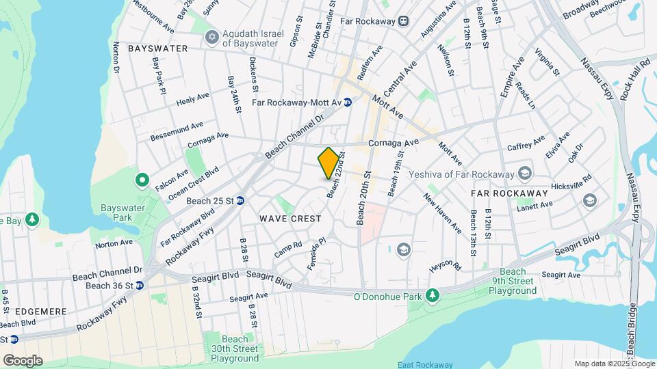 22-10 Brookhaven Ave Mapa y Detalles de la Ubicación