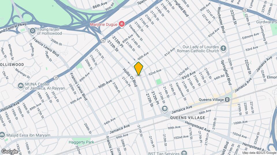 91-10 212th St Map and Location Details