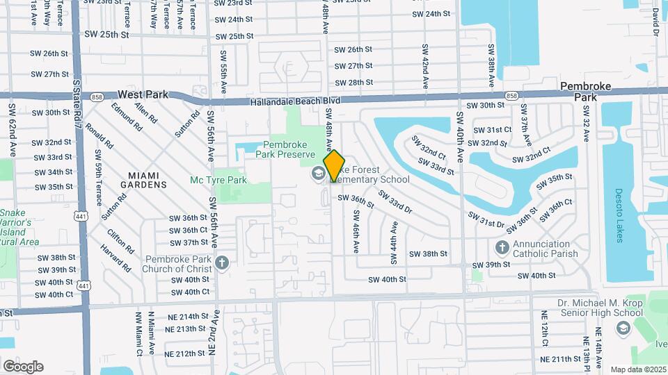 3521 SW 48th Ave Map and Location Details