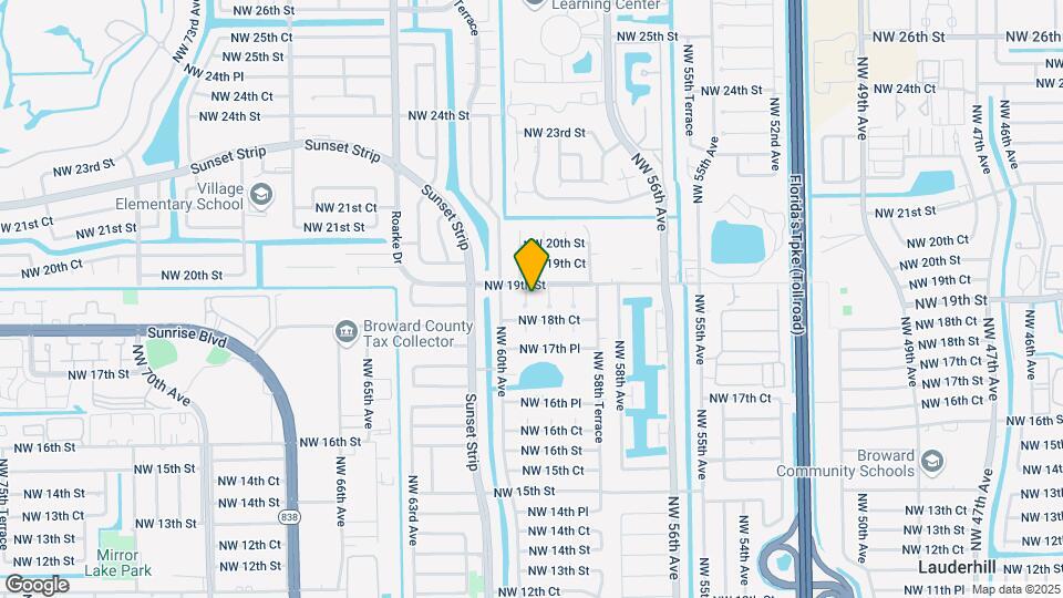1880 NW 59th Way Map and Location Details