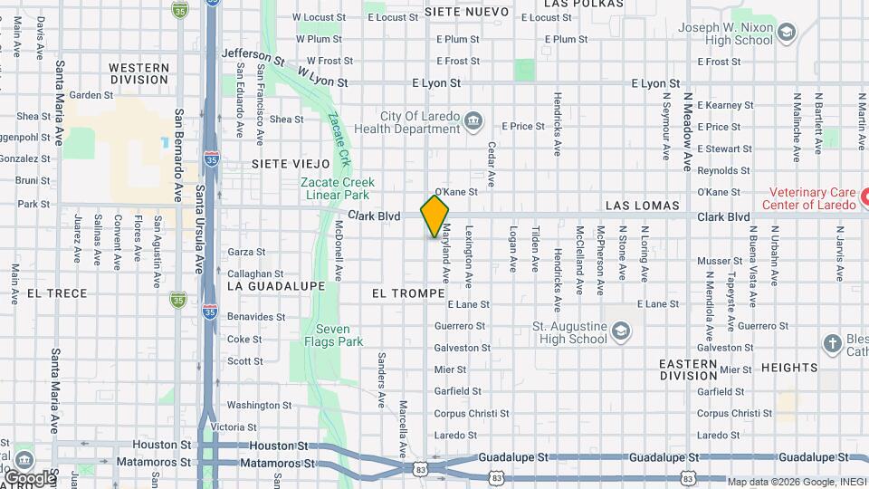 405 E Gustavus St Map and Location Details