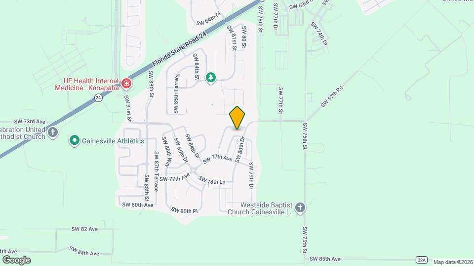 8166 SW 74th Ln Map and Location Details