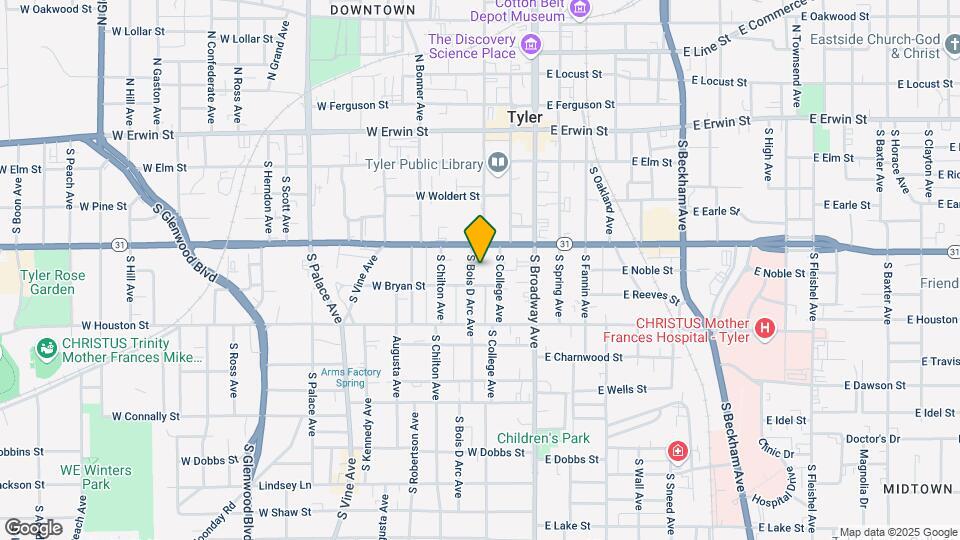 420 S Bois D Arc Ave Map and Location Details