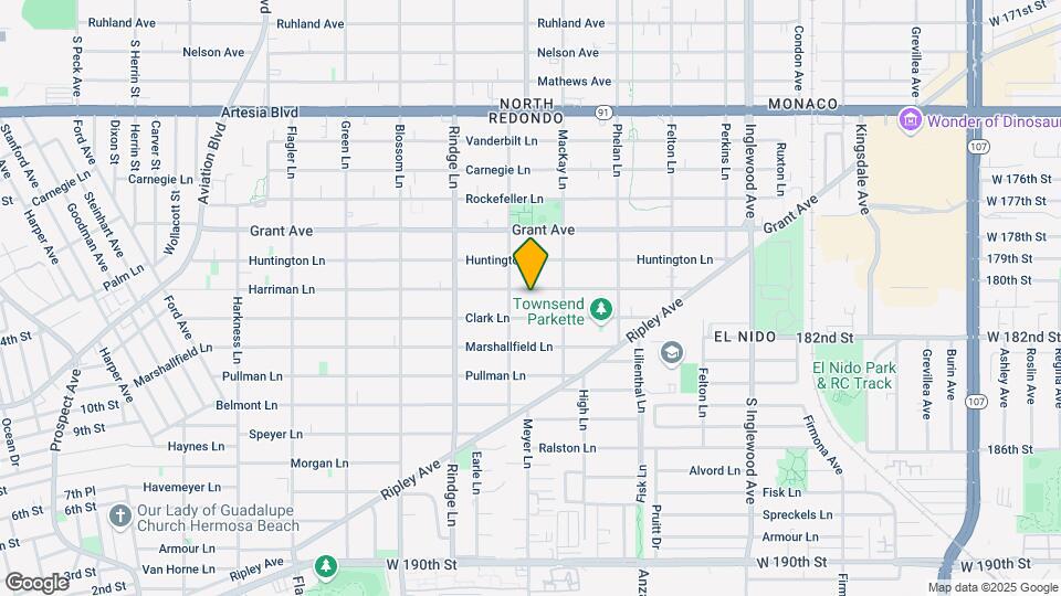 2308 Harriman Ln Map and Location Details