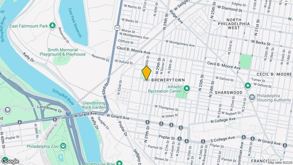 1448 N Myrtlewood St Map and Location Details