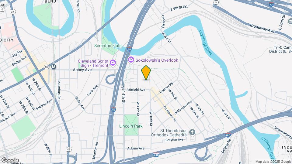 Tremont District Multi Family/4 Unit & Single Map and Location Details