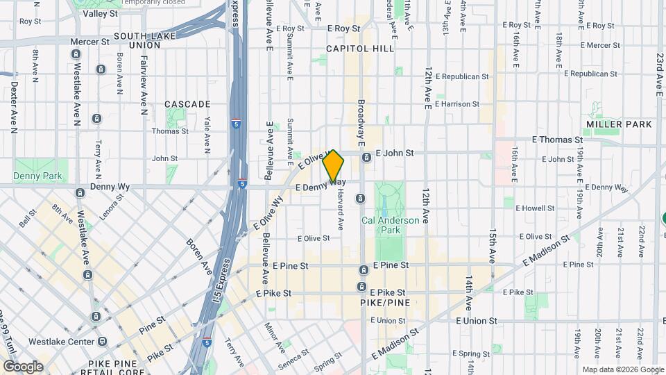 717 E Denny Way Map and Location Details